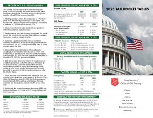 2025 Pocket Tax Guide: Capital & Flag