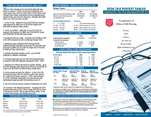2026 Standard Tax Pocket Tables Cover D Page 1