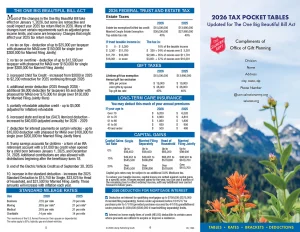 2026 Standard Tax Pocket Tables Cover F Page 1