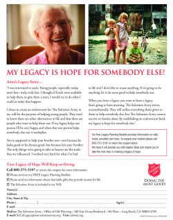 Anne's Legacy - Flyer (FLEG3)